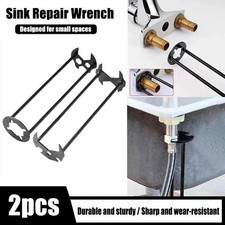 Multifunctional Sink Wrench Set, 2-Pack Basin and Faucet Wrench Tool with Fou.