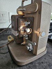 Keystone K-100 8mm Movie Projector Beige with Threading Instructions