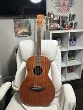 Ibanez Baritone Ukulele Mahogany Natural Finish Brown 4 Strings Right Handed