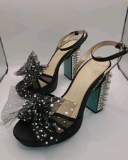 NEW Betsey Johnson Lulu Platform Sandals - Black Size 5.5