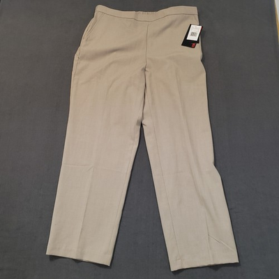 #ad Briggs Pull On Pants Womens 16S Heather Rockridge Comfort Waistband $16.99