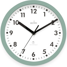 Acctim Nardo 20cm Green Radio-Controlled Wall Clock Model 74665