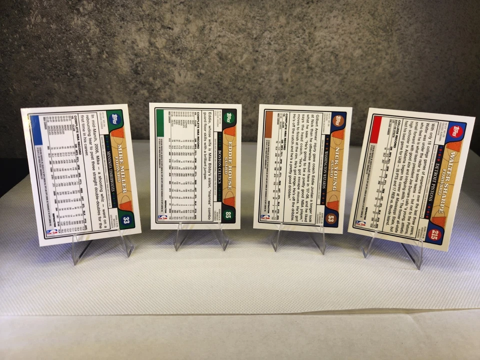 Lote de 7 tarjetas refractor cromado Topps - Mike Miller, Eddie House y Walter Sharpe Foto 2 de 4