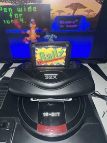Sega Genesis 1 System With X32 Adapter And Game