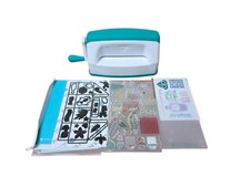 Diamond Press Grand Marquise Die-Cutting  Embossing Machine Bundle Teal - New