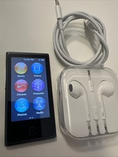 Apple iPod nano 7th Generation Charcoal Gray 16GB . New Battery