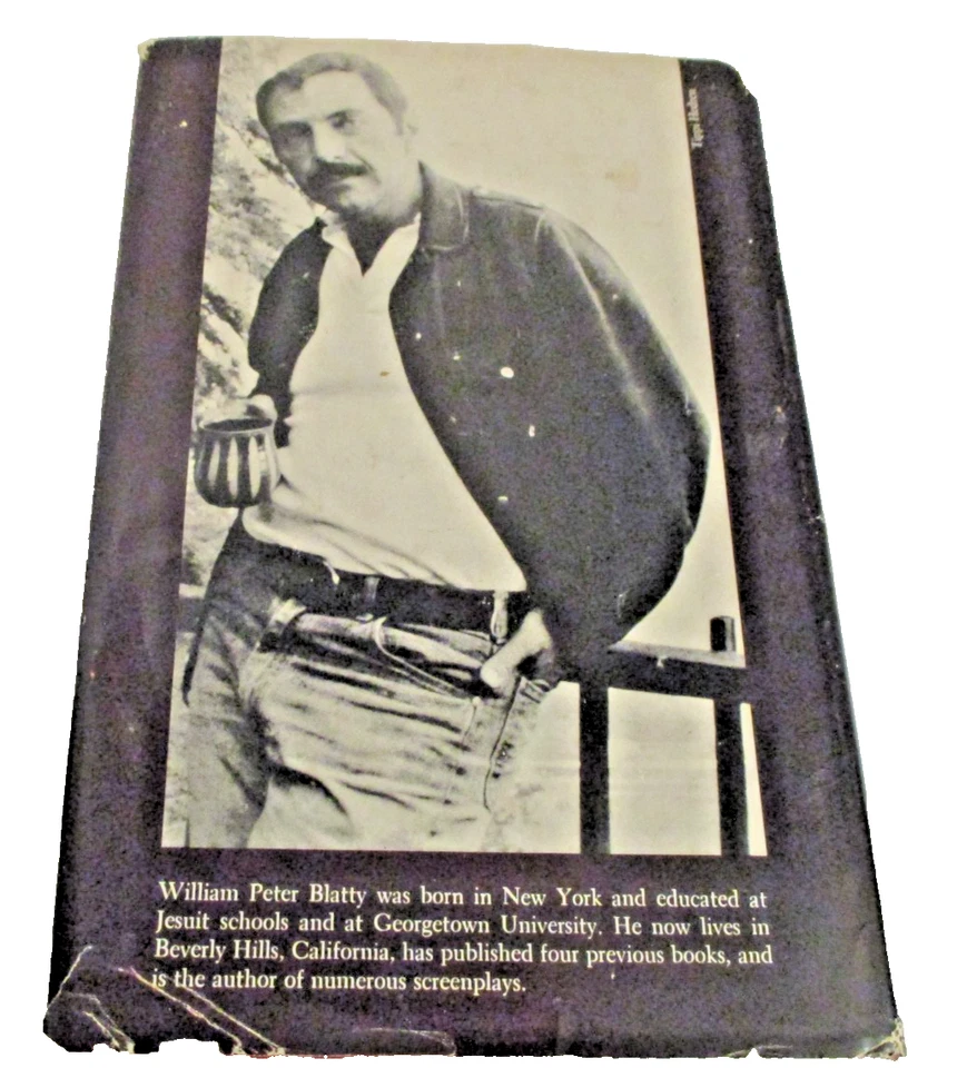 The Exorcist by William P. Blatty Book Club Edition 1971 w/Dust Jaket (# 4969) — 第 2/4 张图片