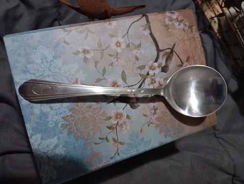 STERLING PAT 1928 Serving Spoon
