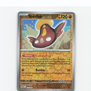 Stunfisk 112/197 Obsidian Flames Reverse Holo