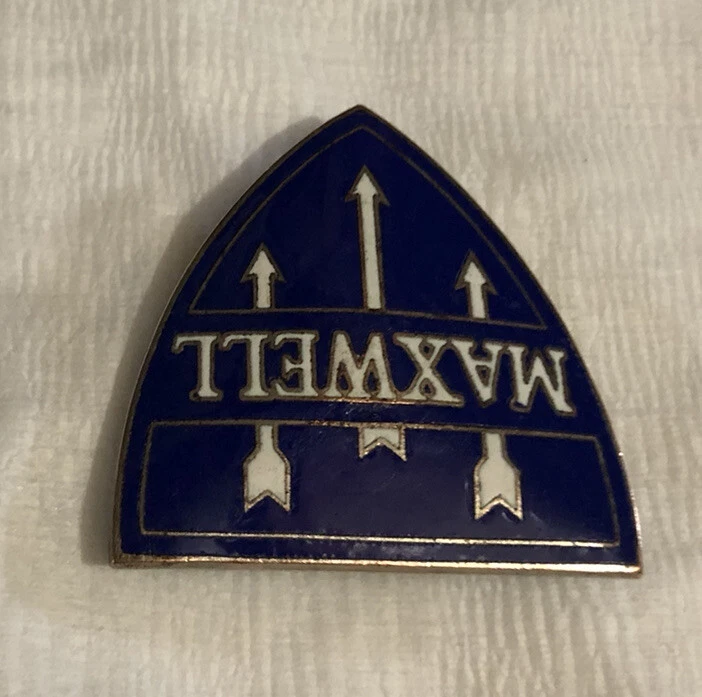 EMBLEMA RADIADOR MAXWELL MODELO 25 1922-1925 Foto 3 de 4