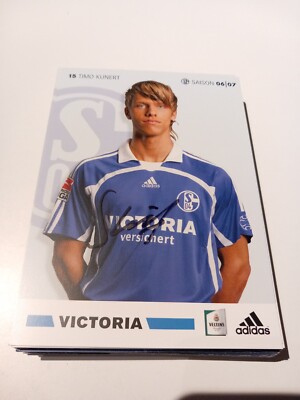 Signed postcard Timo Kunert FC Schalke 04 new 