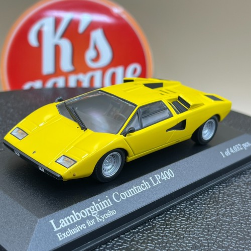 MINICHAMPS 1/43 Lamborghini Countach LP400 yellow Exclusive for Kyosho 433103103 - Picture 3 of 11