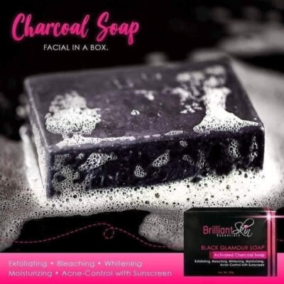 Brilliant Skin Essentials Black Glamour Soap (2 X70g)
