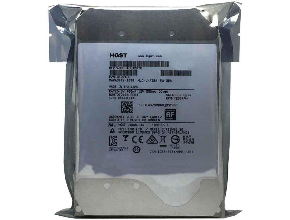 HGST Ultrastar He10 10TB SATA 6Gb/s 7200 3.5 HGST Ultrastar He10 10TB SATA 6Gb/s 7200 3.5
