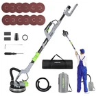 WORKPRO Electric Drywall Sander Kit w/12PC Sandpapers 720W 1100-1850RPM DUSTFREE