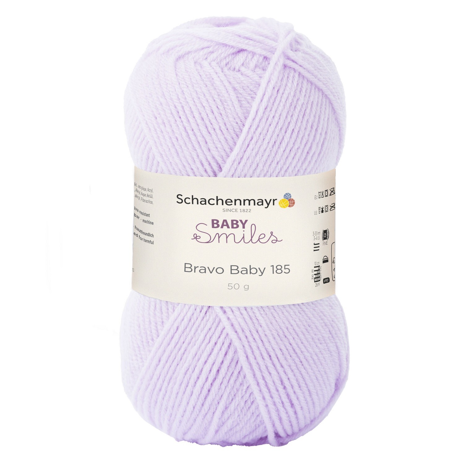 BRAVO BABY 185 - Baby Smiles von Schachenmayr|Farbe 01034|50 g / ca. 184 m Wolle
