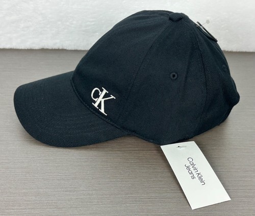 Calvin Klein Men's Black cK Embroidered Logo Baseball Cap / Hat One Size NWT - Picture 6 of 13