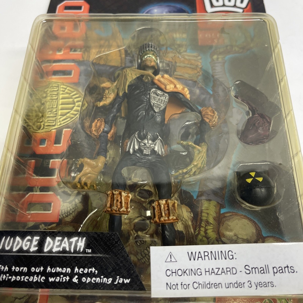 vintage 2000AD Judge Death フィギュア　未使用 2000 A.D. Judge Dredd Judge Death Exclusive 118 Action