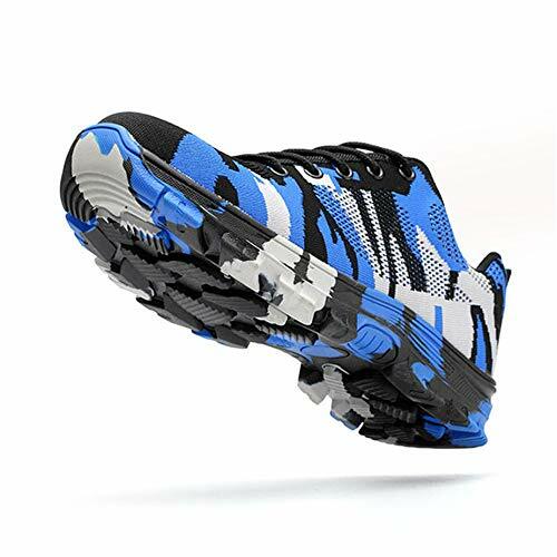 Men Safety Work Shoe Steel Toe Breathable Sneaker Camouflage Outdoor 7 - Imagen 5 de 6
