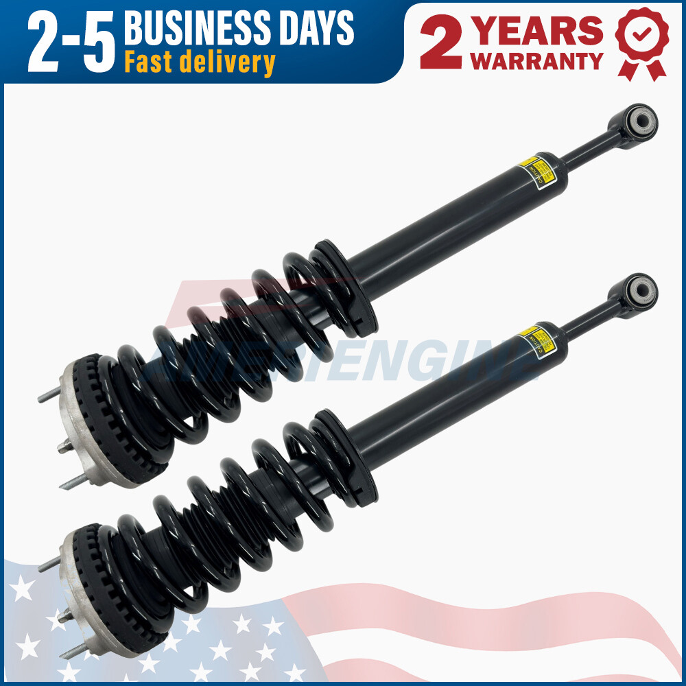 Front R + L Shock Absorber Strut Assembly For Maserati Ghibli RWD 2014-2019