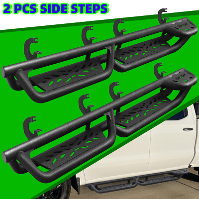 3 Tube FIT 2019-2025 Chevy Silverado 1500 Crew Cab Drop Down Step Running Boards