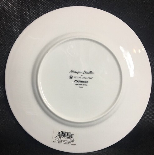 Monique Lhuillier For Royal Doulton COUTURIER Fine Bone China Accent Plate NEW - Picture 4 of 6
