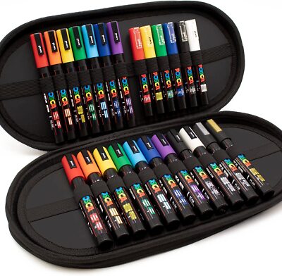 Uni Posca Paint Marker Art Pen Posca Set Unique Sets Gift Colours