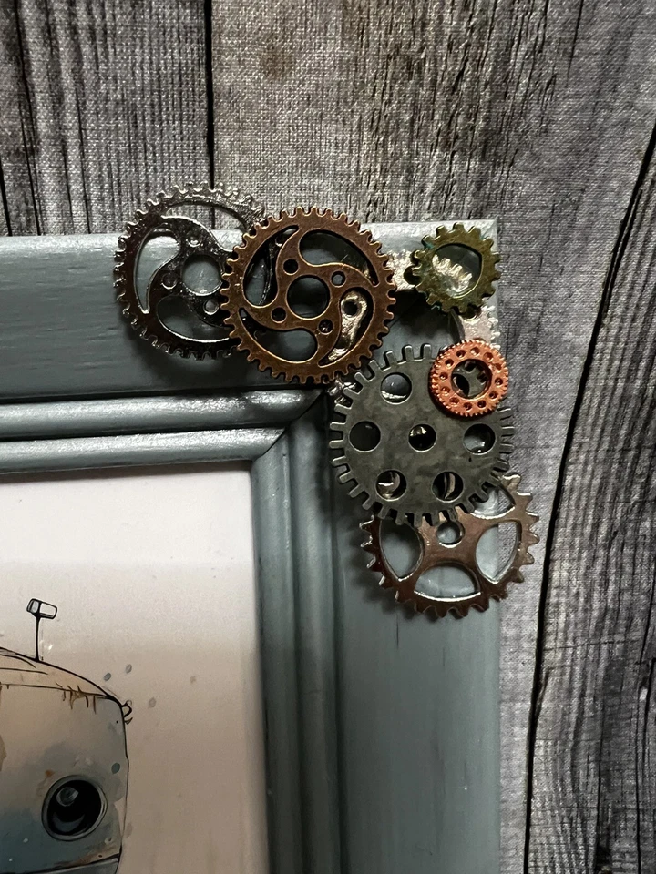 Robot Nursery Wall Decoration Print Boys Baby Shower Gift Present Newborn 5x7 - Image 3 of 4