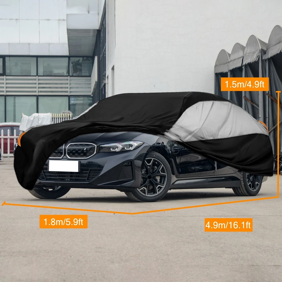 For Mercedes-Benz Full Car Cover Outdoor Sun UV Dust Rain Resistant Protection X - Image 4 of 4