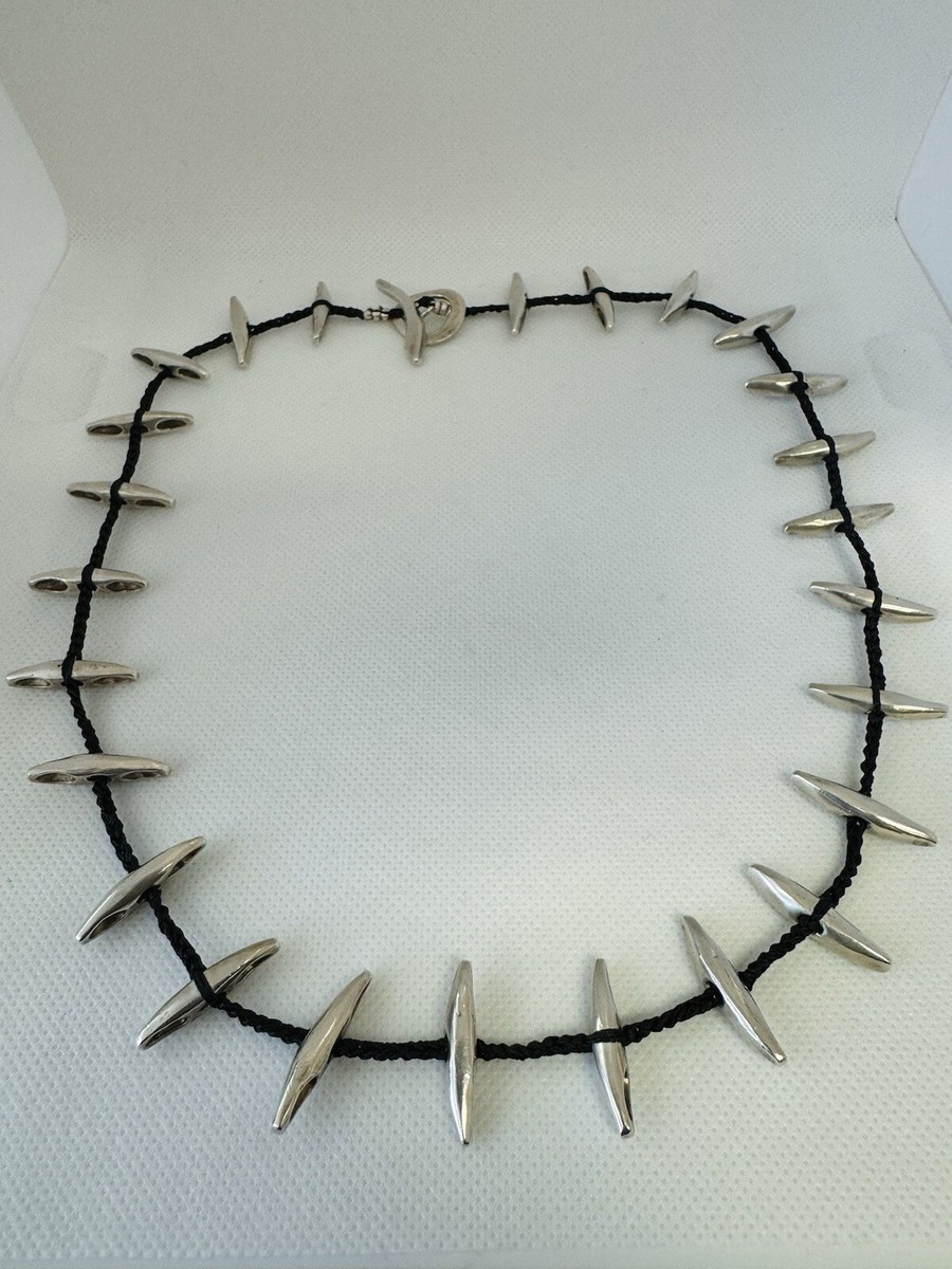 norse　JILL PLATNER Jill Platner 925 Sterling Rare Necklace ~ Size 22” | eBay