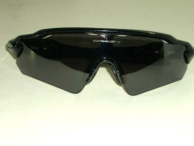 OAKLEY OO9275-1835 128 RADAR BLACK GRAYISH TONE MIRRORED SPORT