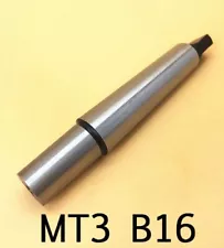 MT3 B16 Morse Taper MTB3 Drawbar Adapter Arbor For Drill Chuck 