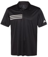 Image of ADIDAS Mens 3 Stripe Chest DRI FIT GOLF Polo Sport Shirts Size S-4XL NEW A324