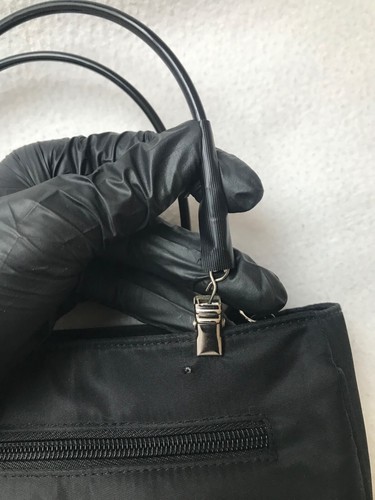 Vintage Prada Nylon Tasche / Mini Shoulder Bag in Schwarz/Black - Bild 12 von 12