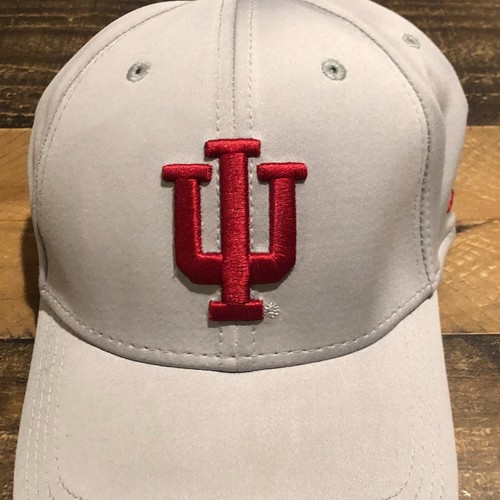 Indiana Hoosiers Hat Cap Mens Fitted XL Gray New Era NCAA Basketball Extra Large - Picture 2 of 10