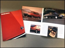 1990 Saab 900 And 9000 Original Car Sales Brochure Catalog Turbo Spg Convertible