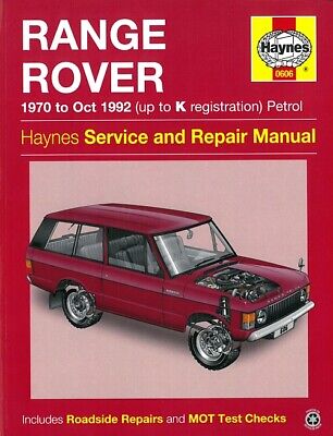 Haynes Handbuch: Range Rover 1970-1992 Reparaturanleitung/Reparatur