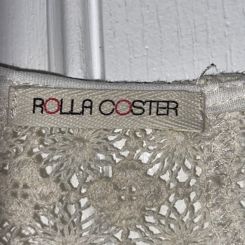 Rolla Coster Damen Strickjacke Größe XL mittellang weiß vorne offen - Bild 2 von 10