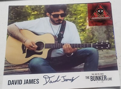 Lmtd Edition Signed Photo, David James,   from The Bunker show,  8x10