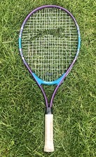 Slazenger Junior Tennis Racket - SMASH 23 Purple Teal EUC