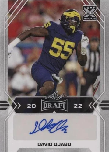 2022 Leaf Draft David Ojabo #BA-DO1