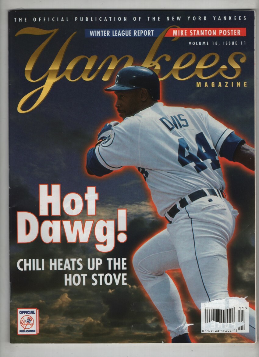 Yankees Mag Chili Davis Mike Stanton Poster February 1998 011421nonr eBay