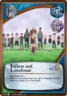 Fellow and Loneliness - M-448 - Super Rare - 1st Edition - Foil Fateful Reunion 