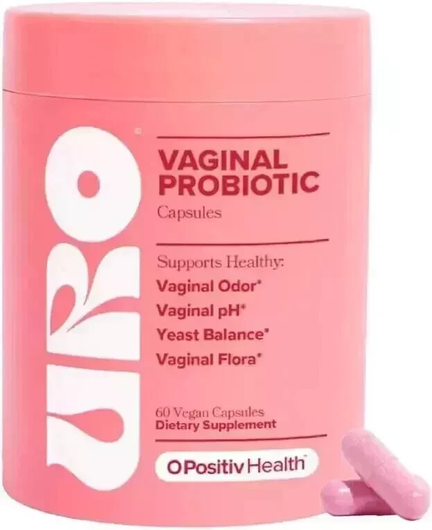 URO Vaginal Probiotics for Women with Prebiotics & Lactobacillus to Support pH Balance