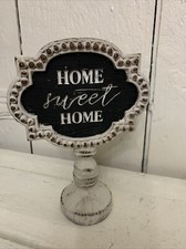 New Marquee Home Sweet Home Stand Wood Sign Plaque Picture  Home Decor 8  