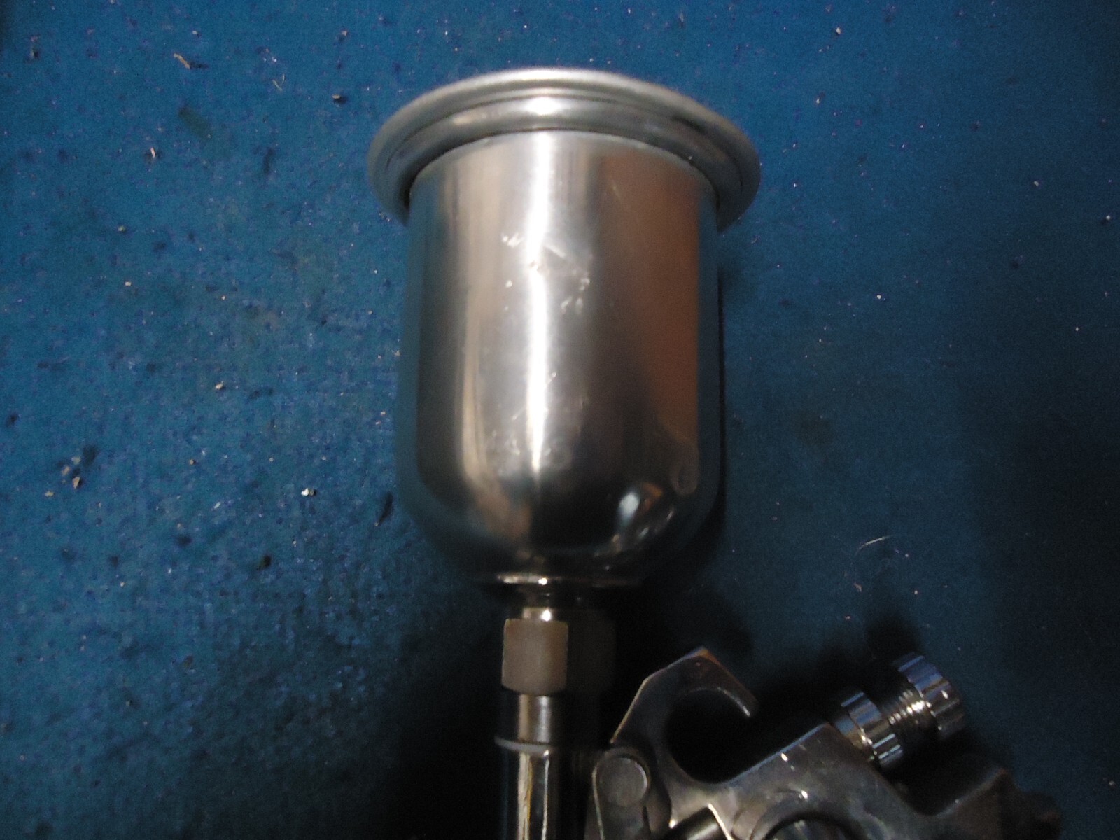 HVLP Gravity Feed Air Spray Paint Touch Up Gun Aluminum Cup eBay