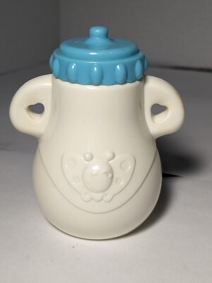 Vintage_Baby Alive Baby Go Bye Bye Doll  Bottle_Blue and White_ 2007 Hasbro_RARE