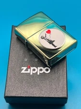 Brand New 23 ZIPPO Lighter Banksy Girl & Balloon Custom Retrofit Emblem Spectrum