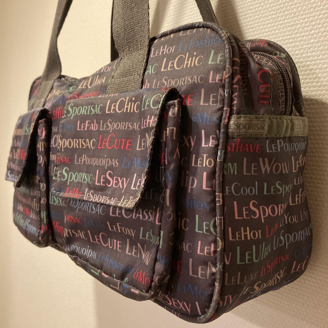 LeSportsac Handbag Logo Pattern Brown eBay