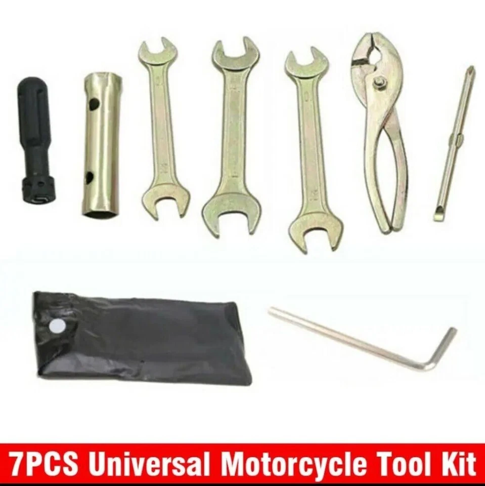 KIT HERRAMIENTAS MOTO HONDA CT70 CT90 C200 CA95 CM91 C110 Z50 CF70 CT110- 7 PIEZAS Foto 3 de 4